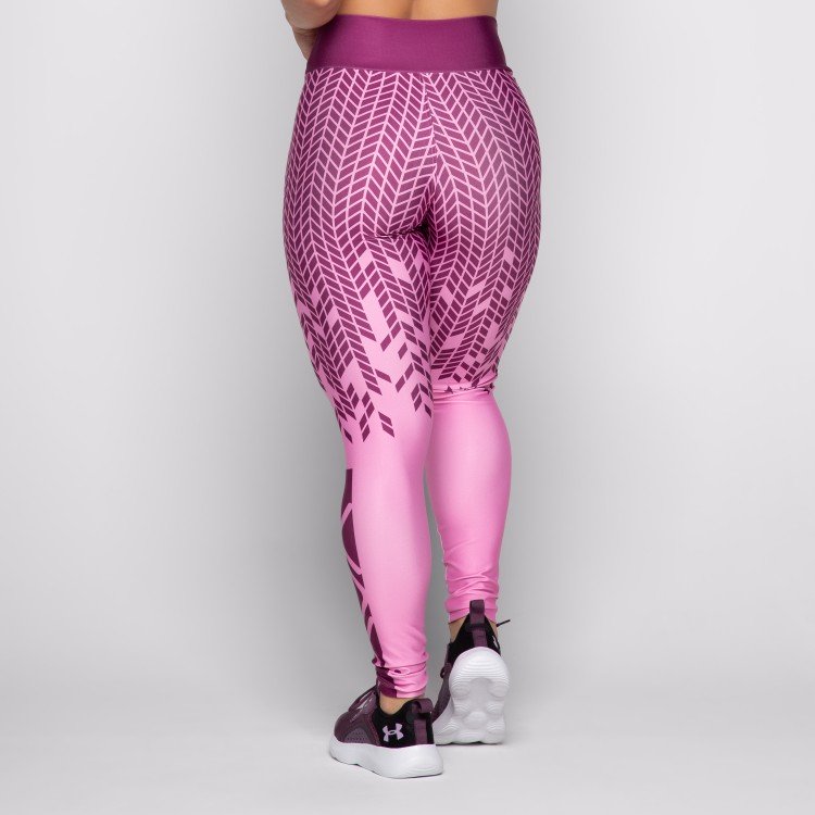 Calça Legging Sublimada Rosa