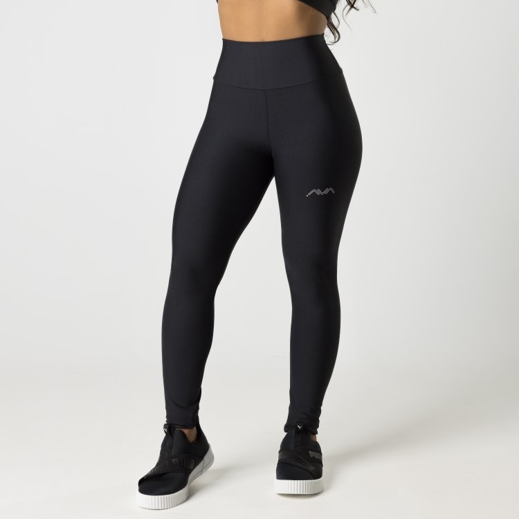 Calça Legging Feminina Preta AVA Fitness Originals