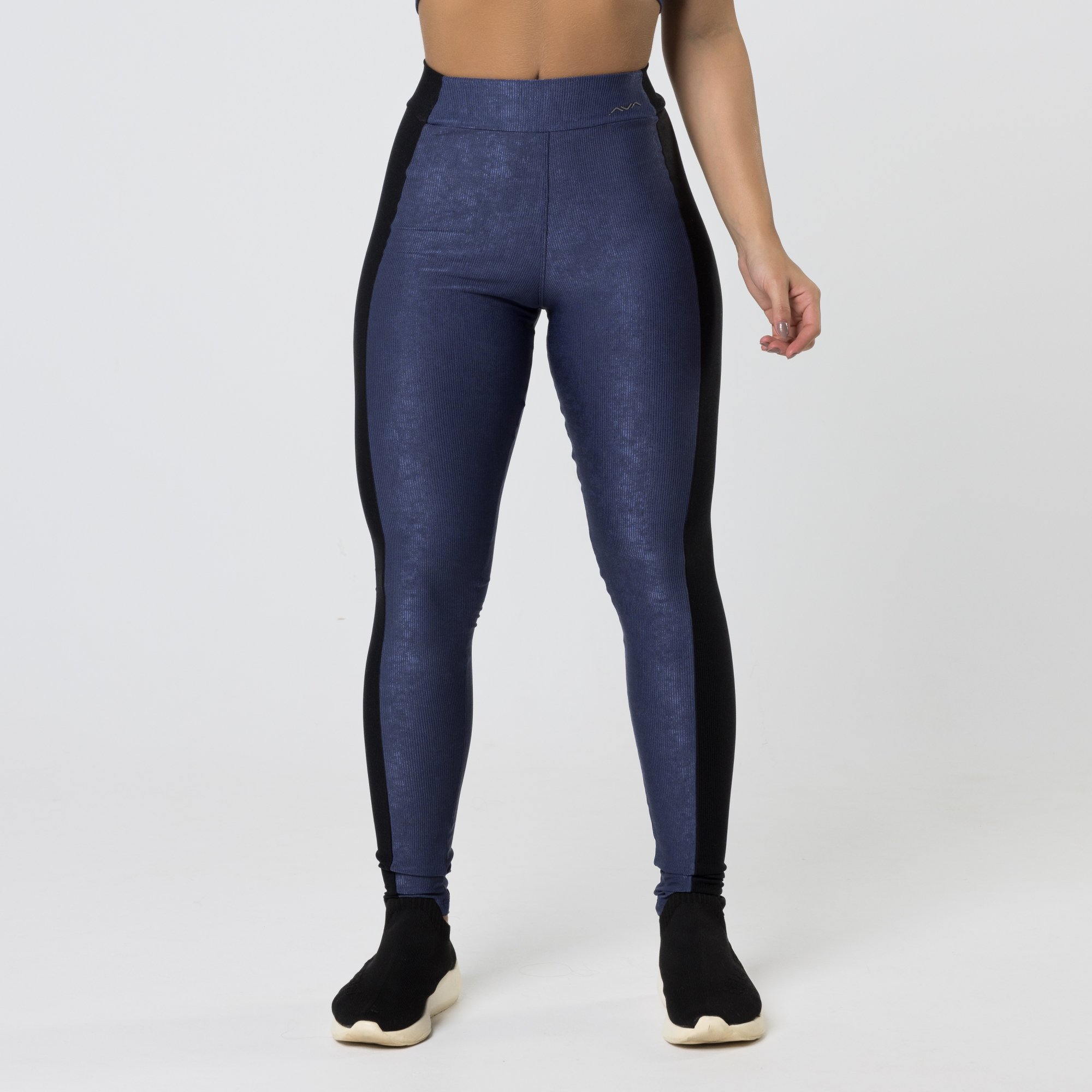 Calça legging listra clearance lateral