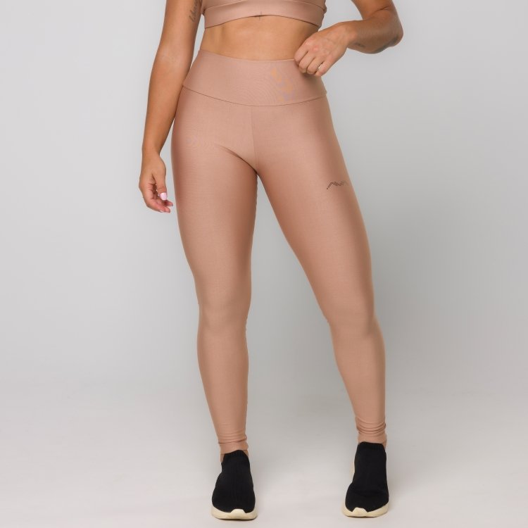 Calça Legging Feminina Nude AVA Fitness Originals