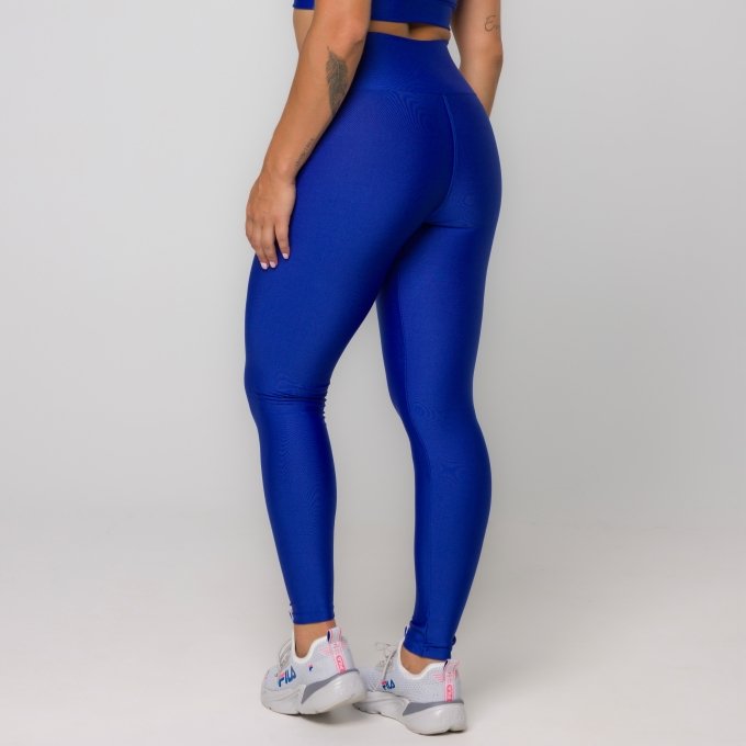 Calça Legging Feminina Azul AVA Fitness Originals