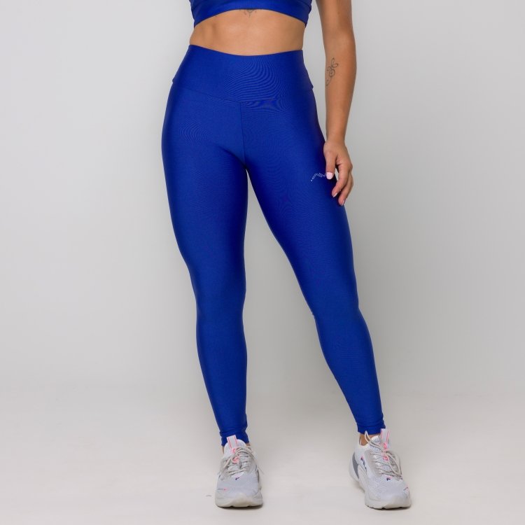 Calça Legging Feminina Azul AVA Fitness Originals