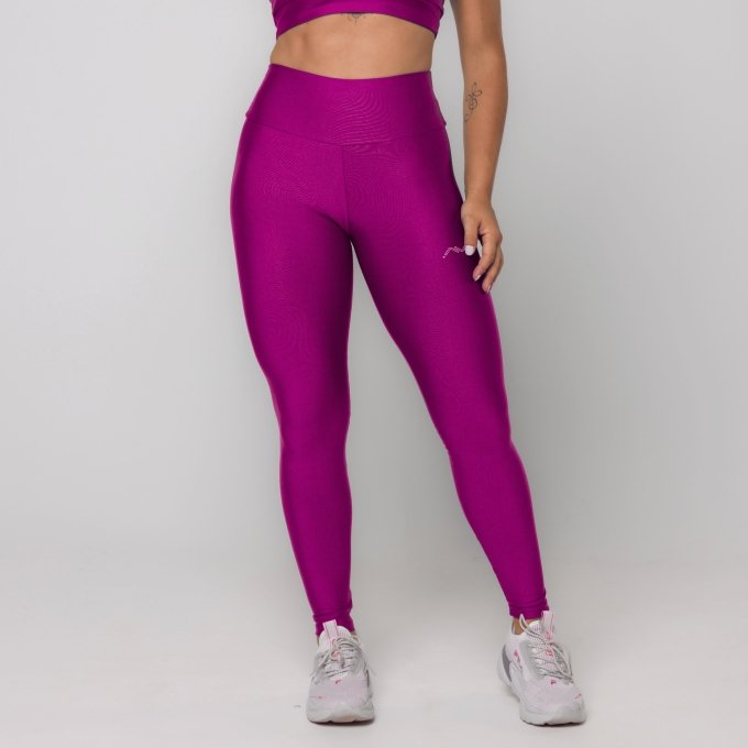 Calça Legging Feminina Roxa AVA Fitness Originals