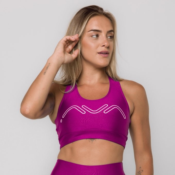 Top Fitness Feminino Roxo AVA Fitness Originals